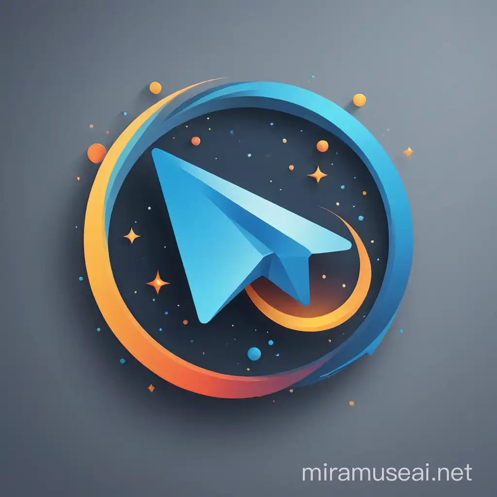 Virtual Space Posts Logo for Telegram Channel