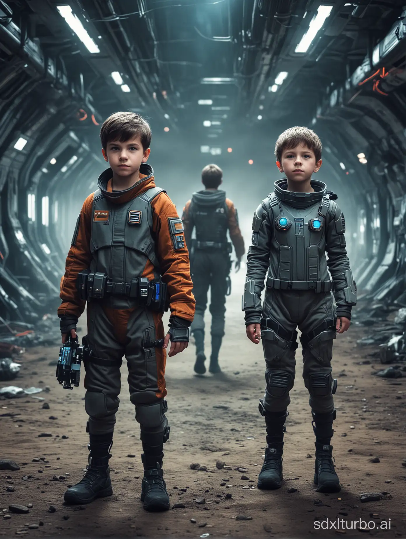 boys, little, sci-fi