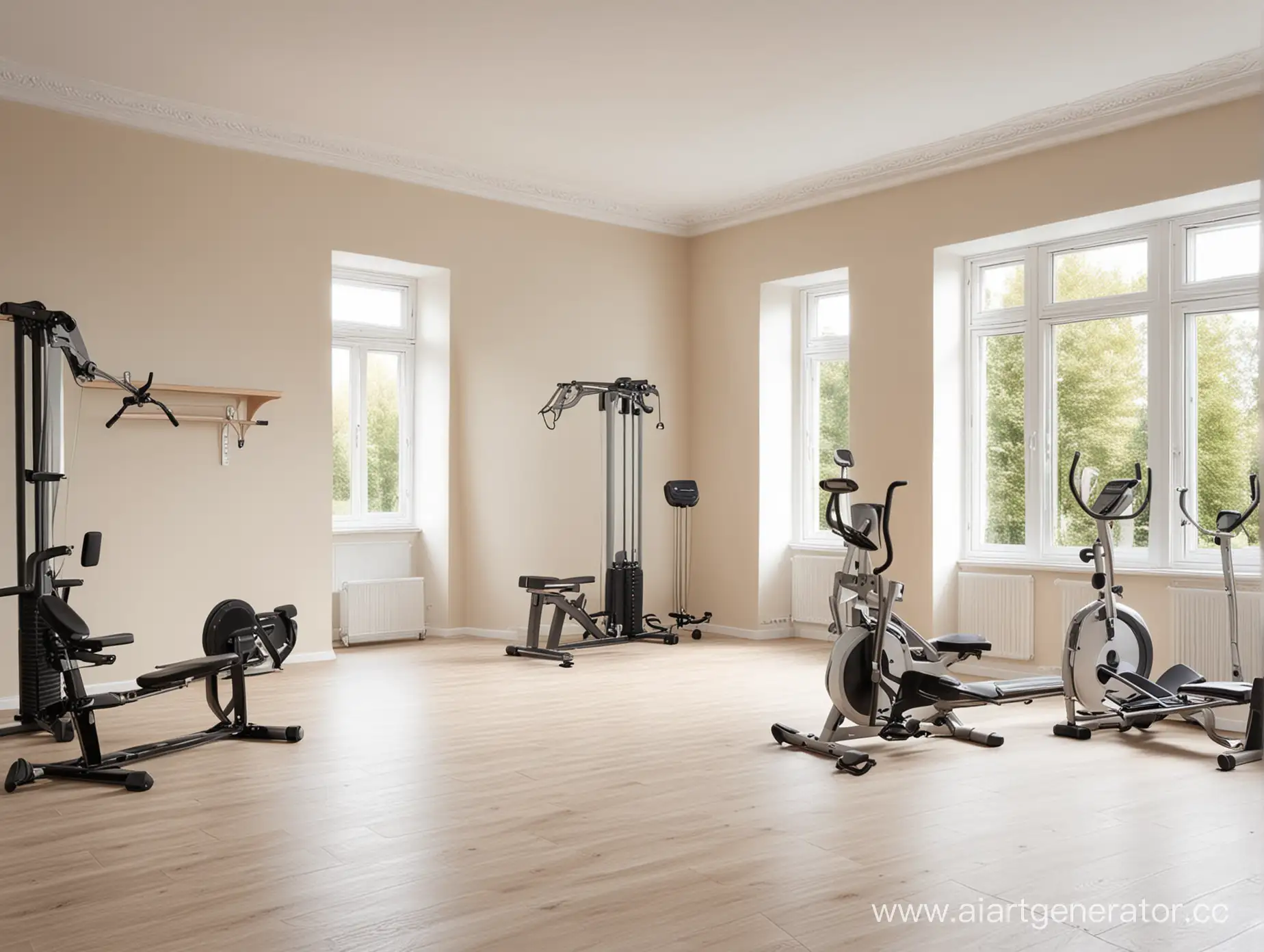Brightly-Lit-Fitness-Room-with-Modern-Exercise-Equipment
