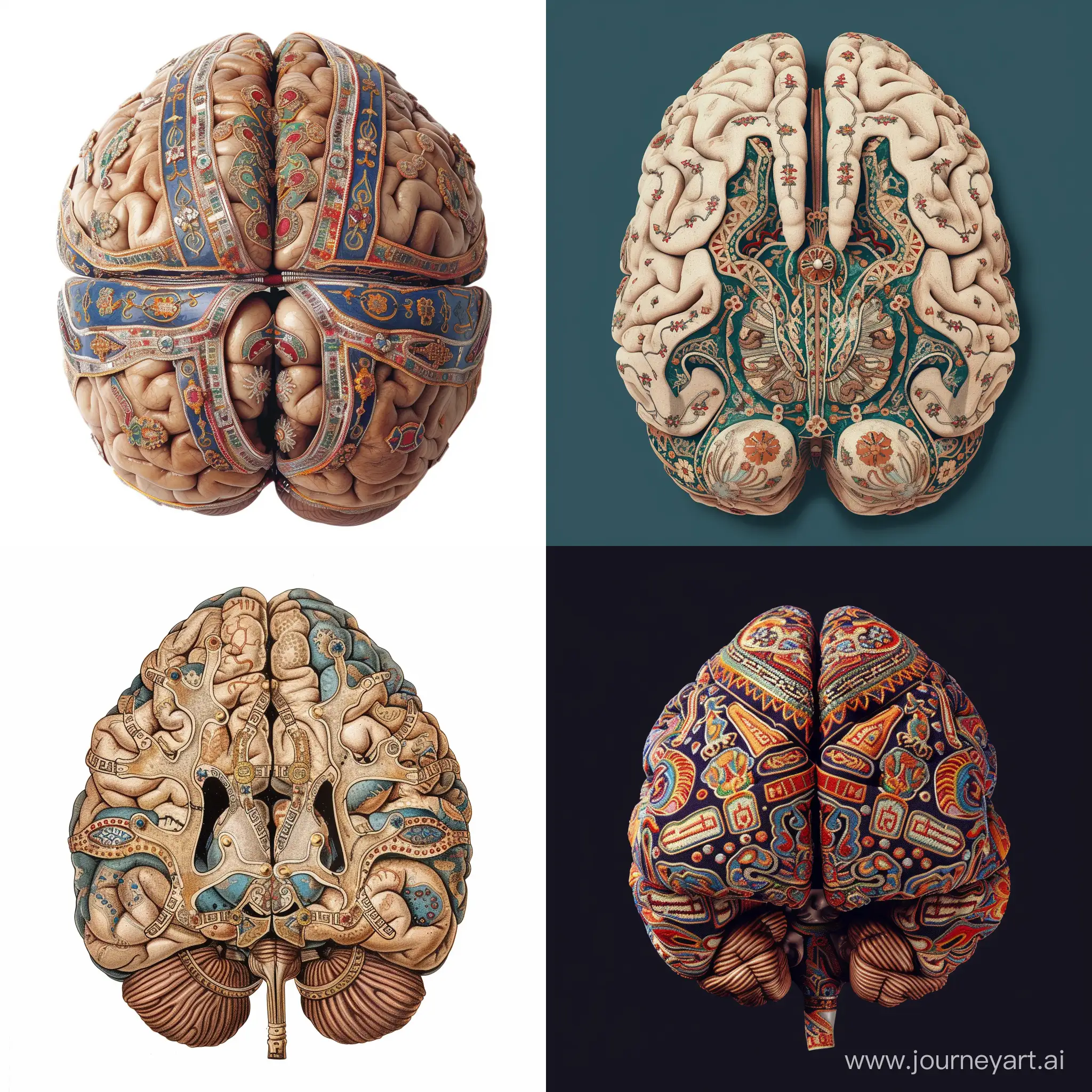 Top-View-Raster-Image-of-Brain-with-Brodmann-Areas-and-Tatar-Ornament