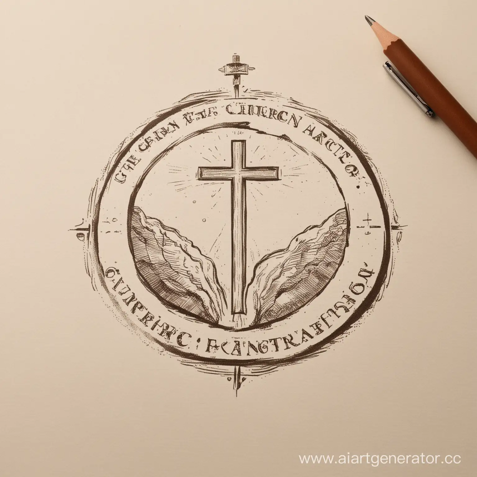 Нарисуй логотип для Церкви Преображения