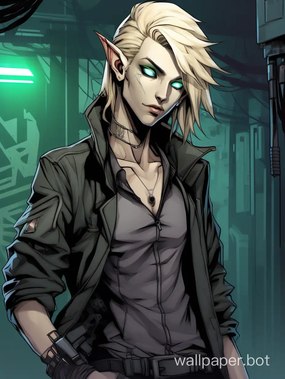 Androgynous-Vampire-with-Jade-Eyes-in-Cyberpunk-Street-Clothes