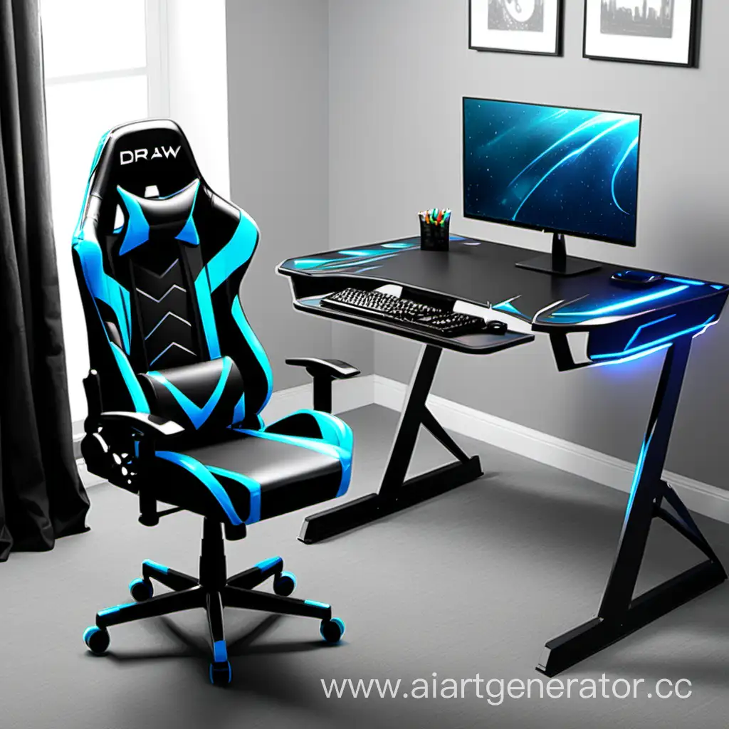 Modern-Gaming-Setup-with-Ergonomic-Computer-Chair