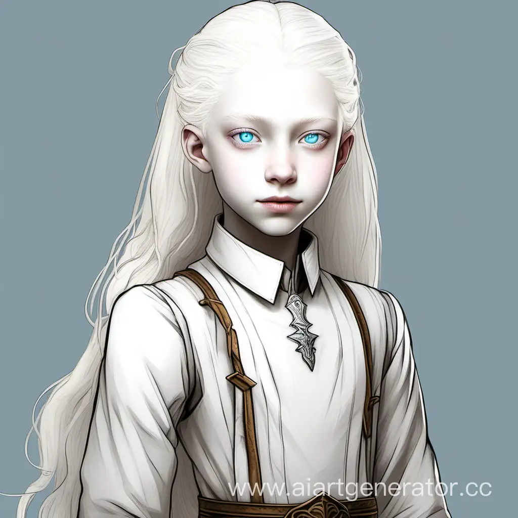 Enchanting-Albino-Girl-with-White-Hair-and-Blue-Eyes-in-Fantasy-World