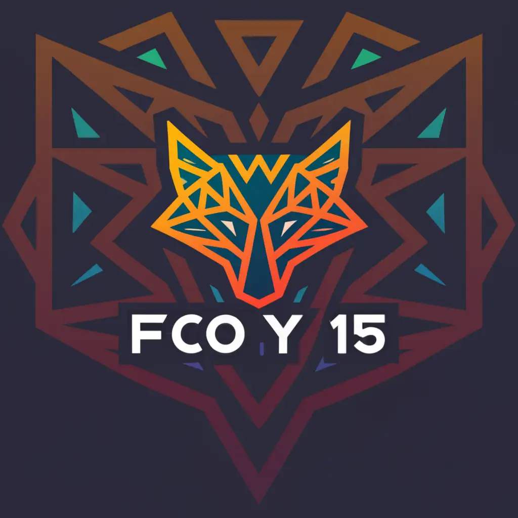 a logo design,with the text "fcoy 15", main symbol:fox,complex,be used in Nonprofit industry,clear background