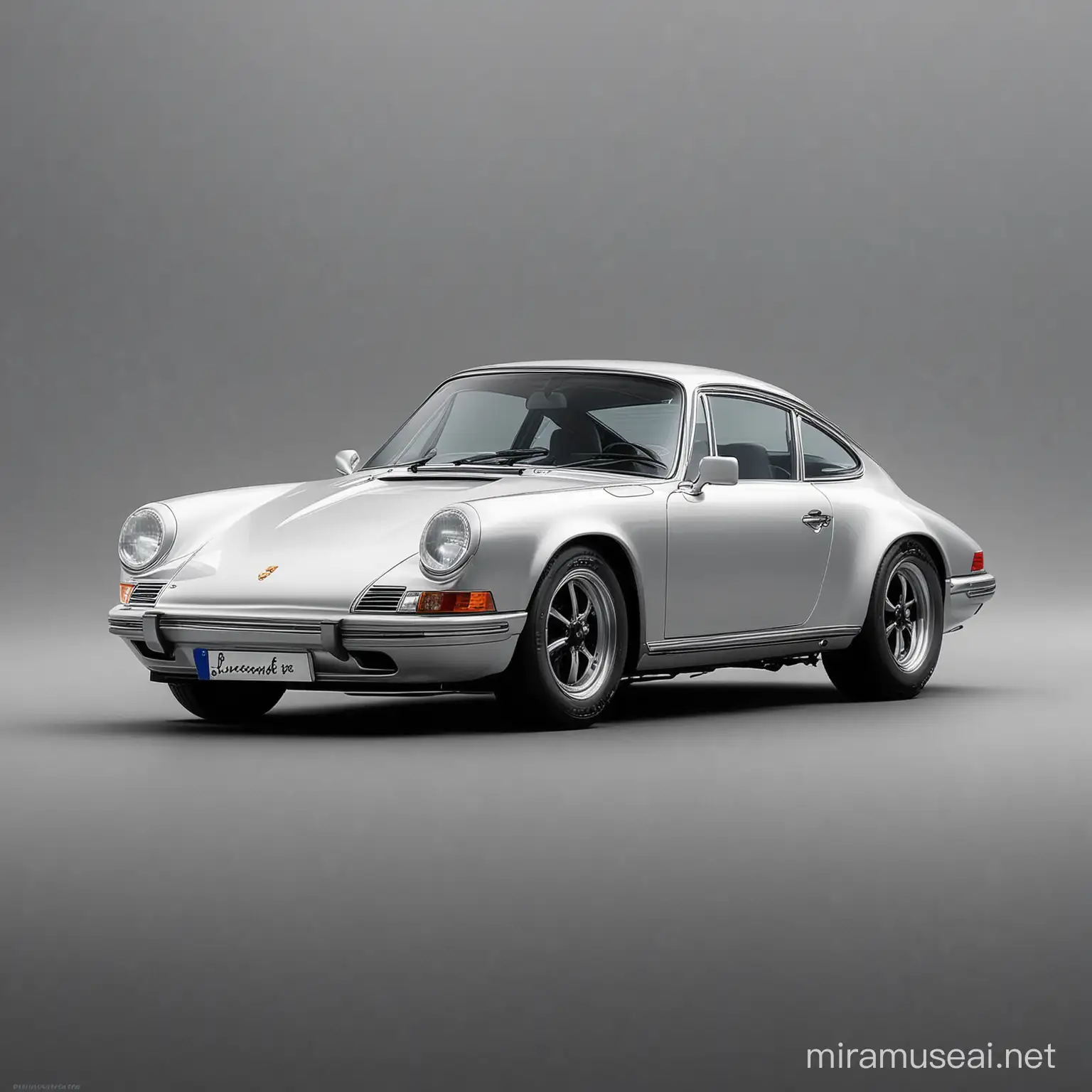 Title: "Sleek Silver Serenity: Porsche 911 (964)"

Description: "Craft an exquisite portrayal of a silver Porsche 911 (964) that exudes elegance, sophistication, and timeless beauty. The focus is on capturing the essence of classic automotive design, highlighting the sleek curves and iconic silhouette of the Porsche. The scene should convey a sense of serenity and refinement, perhaps set against a backdrop of a scenic coastal road or a tranquil countryside. Soft lighting should accentuate the car's lustrous silver exterior, reflecting the surrounding environment with grace and poise. Let the artwork evoke a feeling of understated luxury and appreciation for the artistry of automotive engineering."





