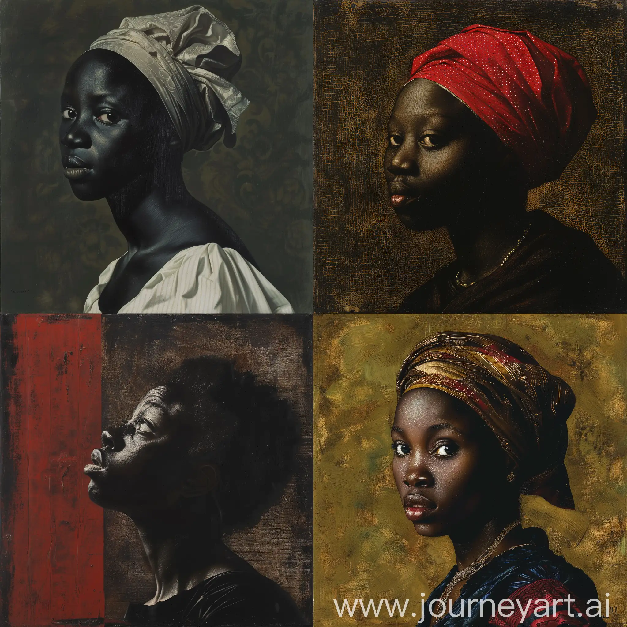 Caravaggio-Style-Portrait-of-a-Resplendent-Black-Woman