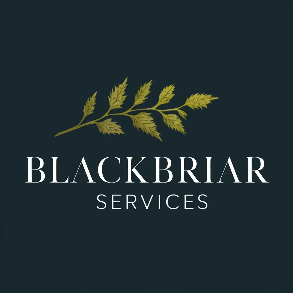 logo, briars, with the text "blackbriar services", typography