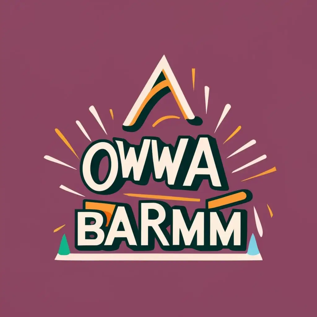 logo, 3d Triangle Cares, with the text "OWWA BARMM", typography, be used in Events industry