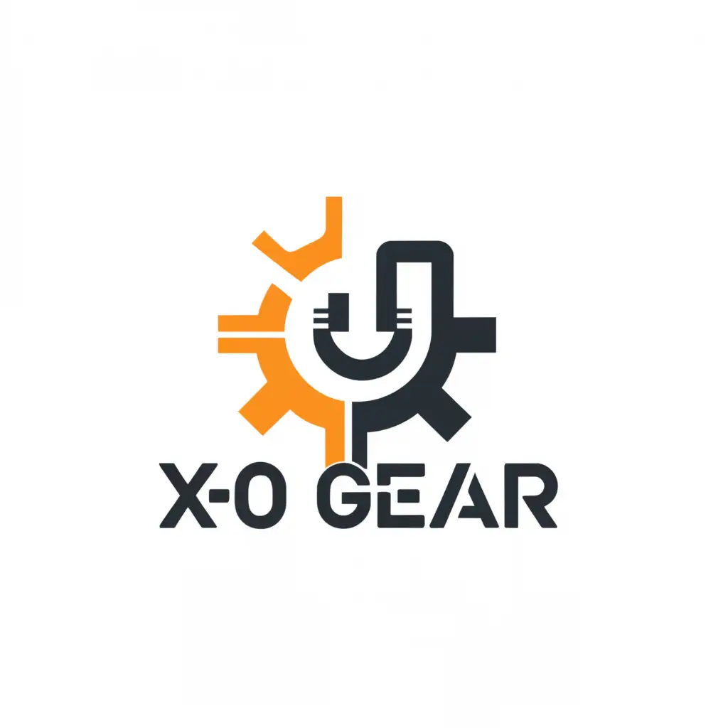 a logo design,with the text "/0 Gear", main symbol:RJ45 Head,Moderate,be used in Technology industry,clear background