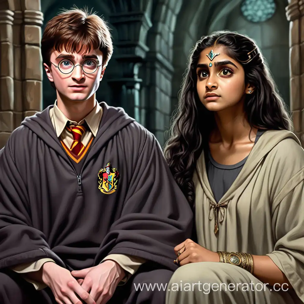 Harry-Potter-and-Parvati-Patil-Captive-by-Voldemort
