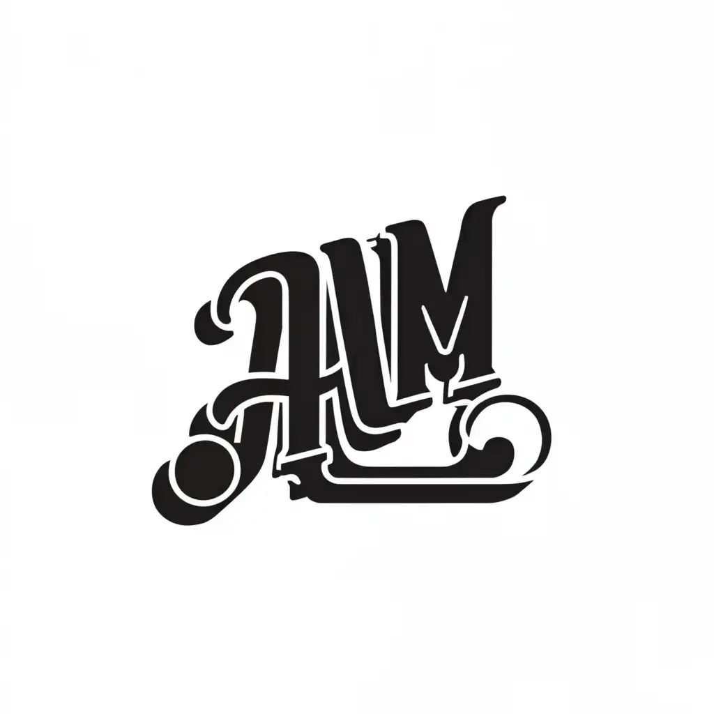a logo design,with the text "AM", main symbol:Camera,Moderate,clear background
