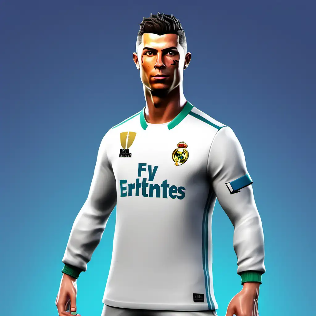 cristiano ronaldo as a fortnite skin