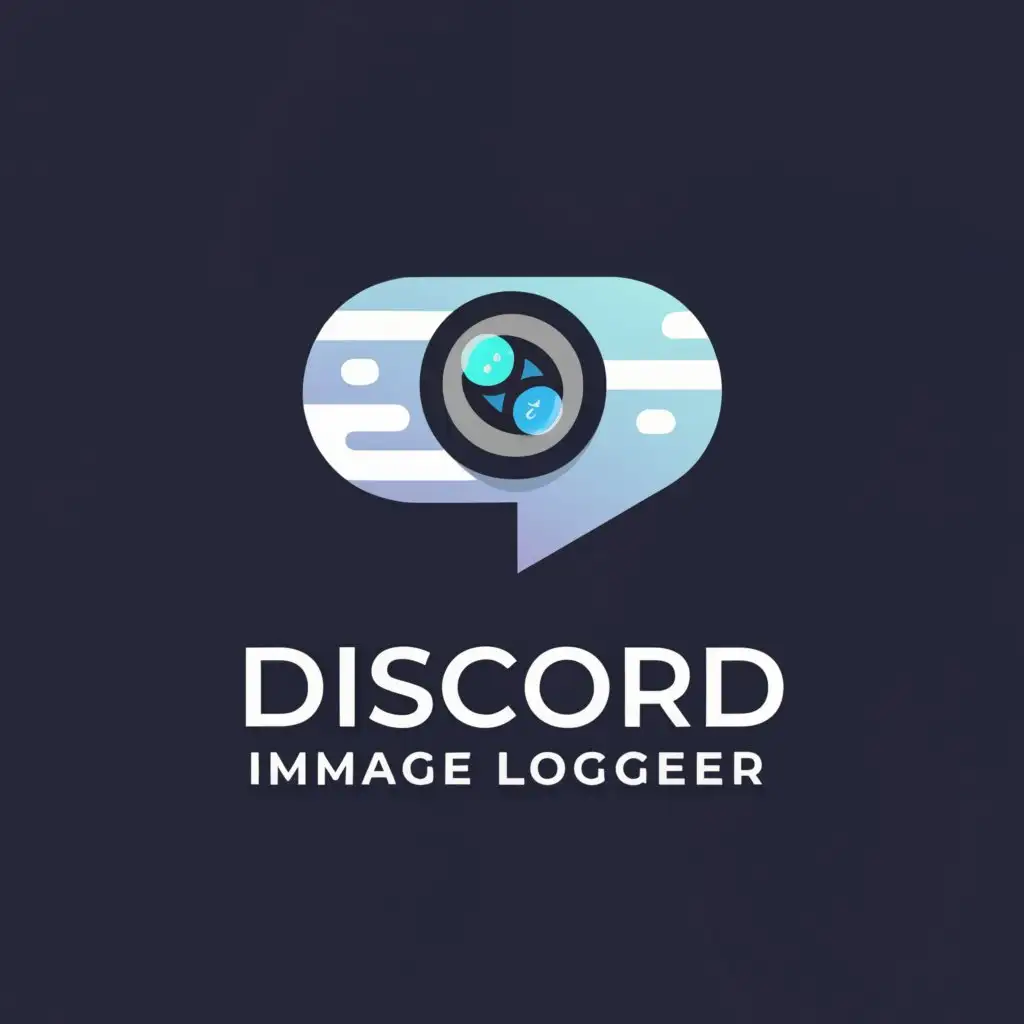 a logo design,with the text "discord image logger", main symbol:discord,Moderate,be used in Technology industry,clear background