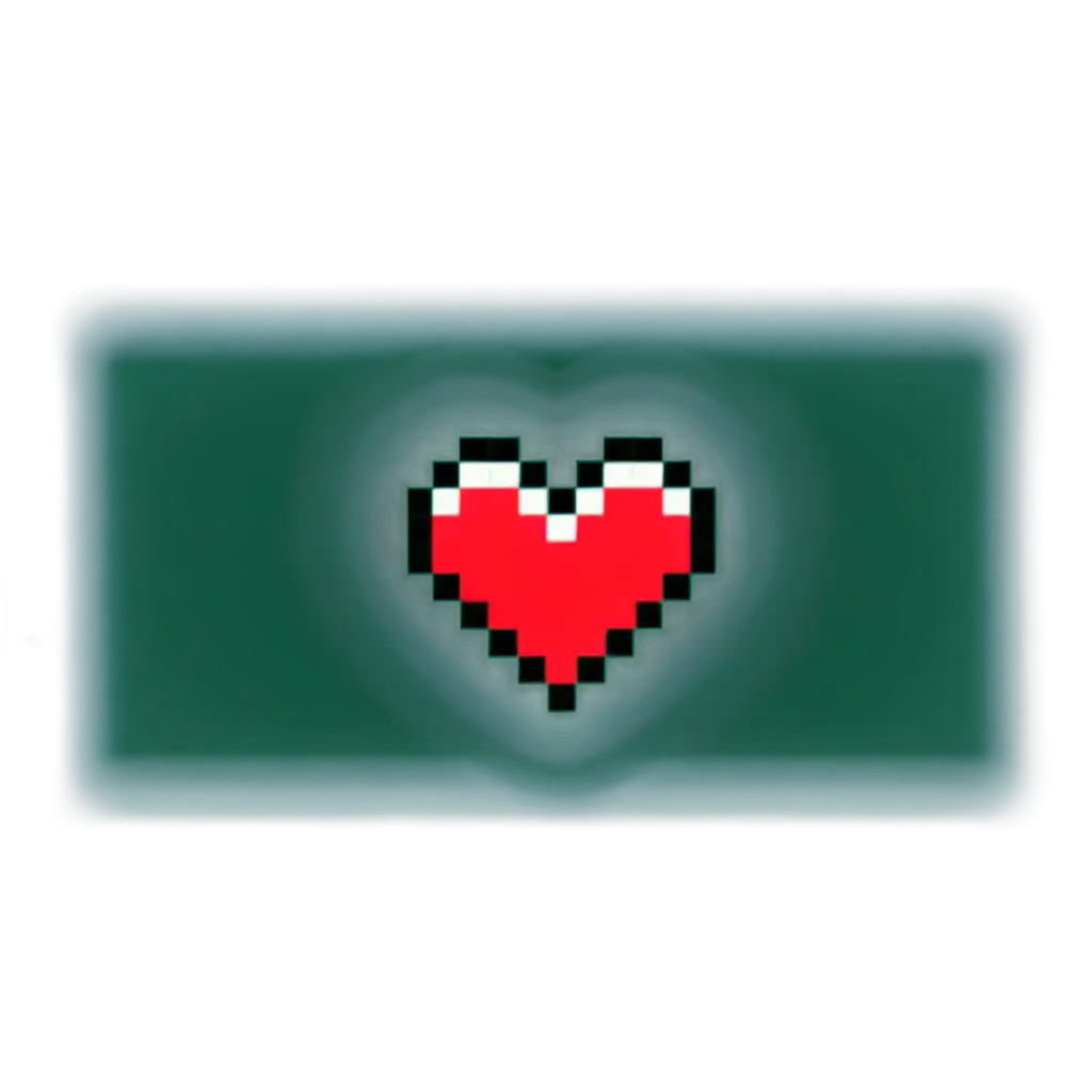 pixelated heart