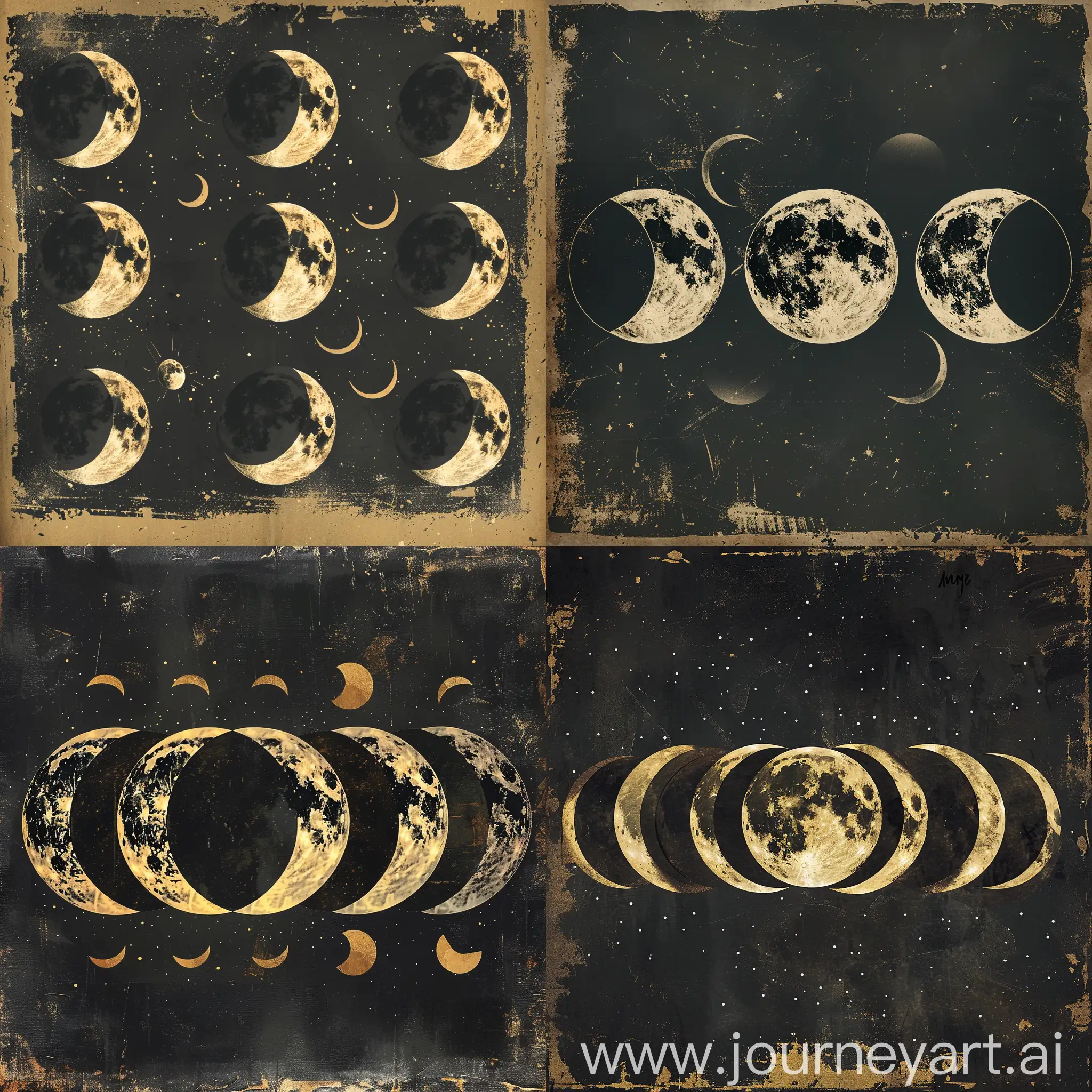 Mystic-Moon-Phases-Illustrated-in-Textured-Paper-Style