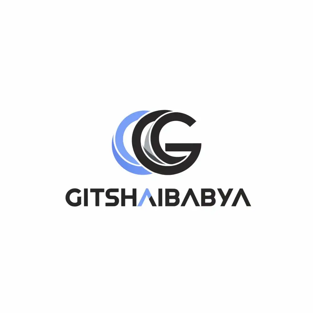 a logo design,with the text "Gitshasibaya", main symbol:G,Moderate,clear background