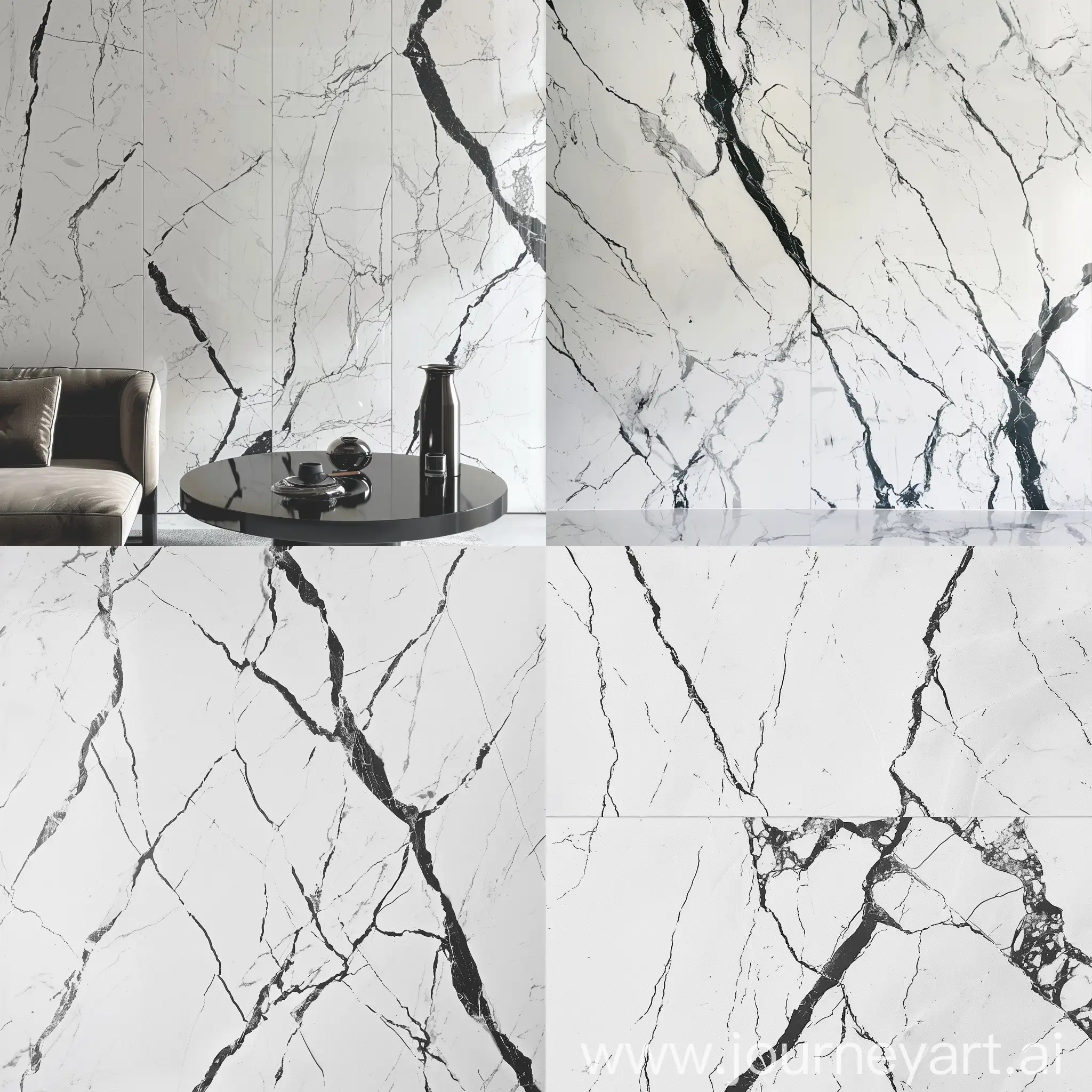 Elegant-White-Marble-Walls-with-Striking-Black-Veins