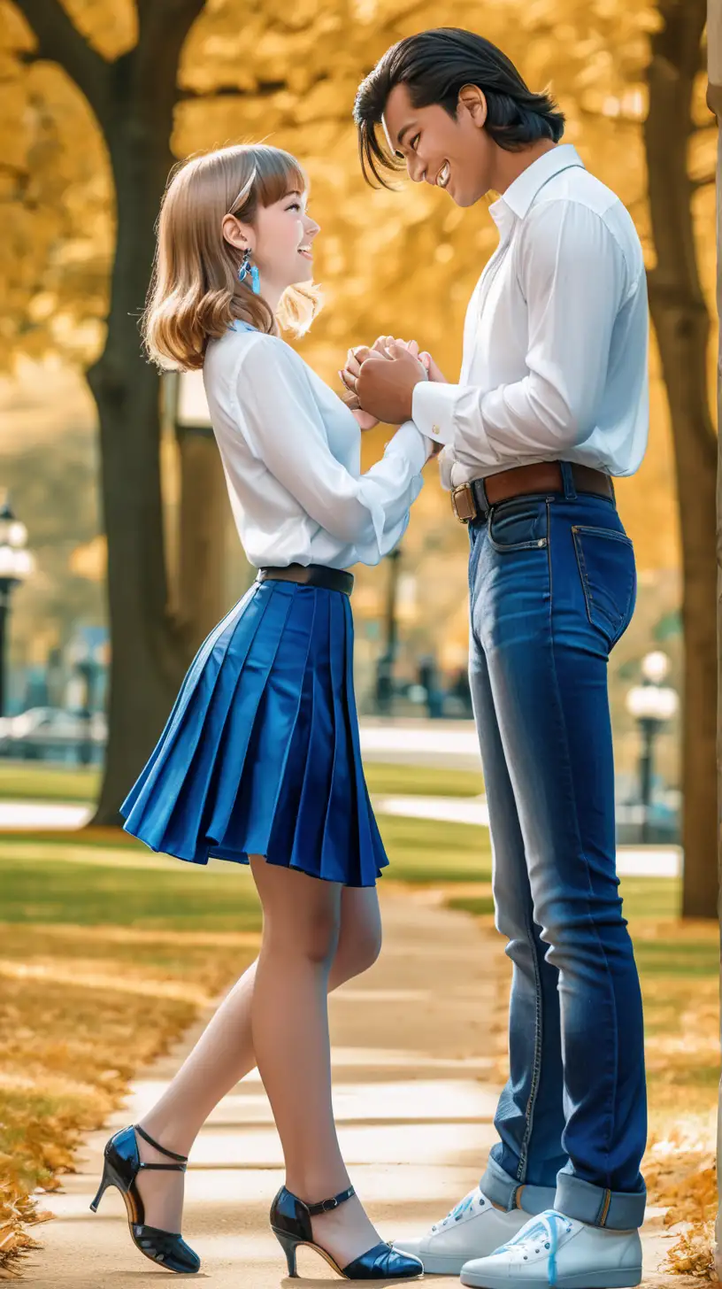 Romantic Park Proposal Fleur Delacours Enchanting Engagement