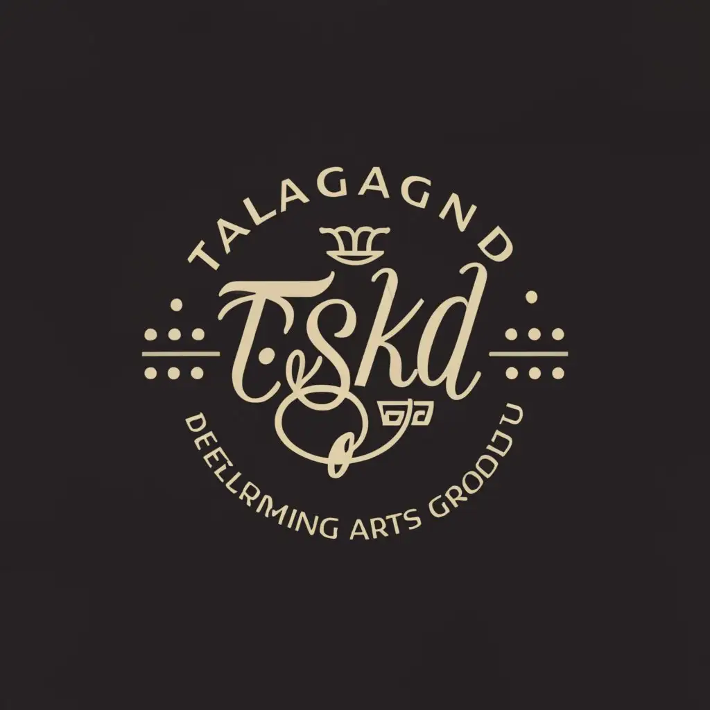 LOGO-Design-for-TSKD-Talagang-Sikat-Ka-Didi-Performing-Arts-Group-Unity-Emblem-with-Music-Dance-and-Visual-Arts-Elements-in-Rich-Colors