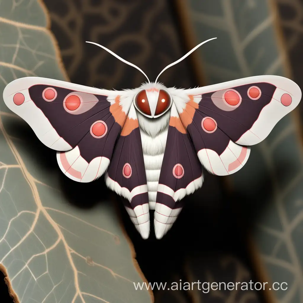 Colorful-Mayot-Moth-in-Vibrant-Natural-Setting