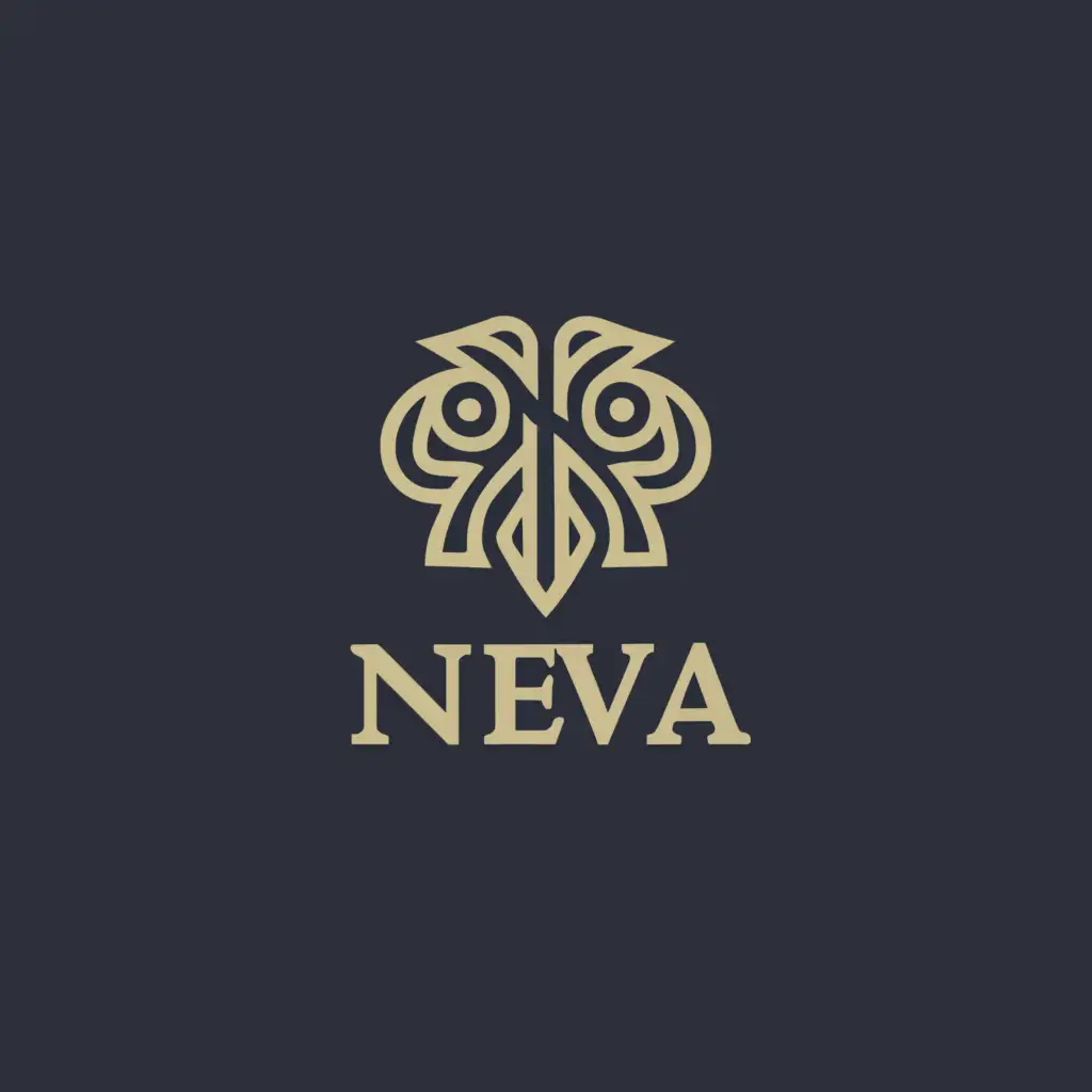 a logo design,with the text "NEVA", main symbol:marine atmosphere,complex,clear background