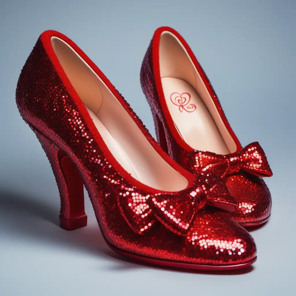 Sparkling Ruby Slippers for Magical Adventures