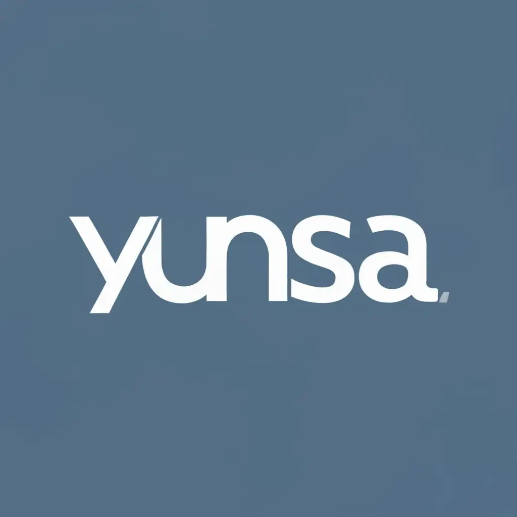 logo, YUNSA WORDS, with the text "YUNSA", typography, be used in Automotive industry