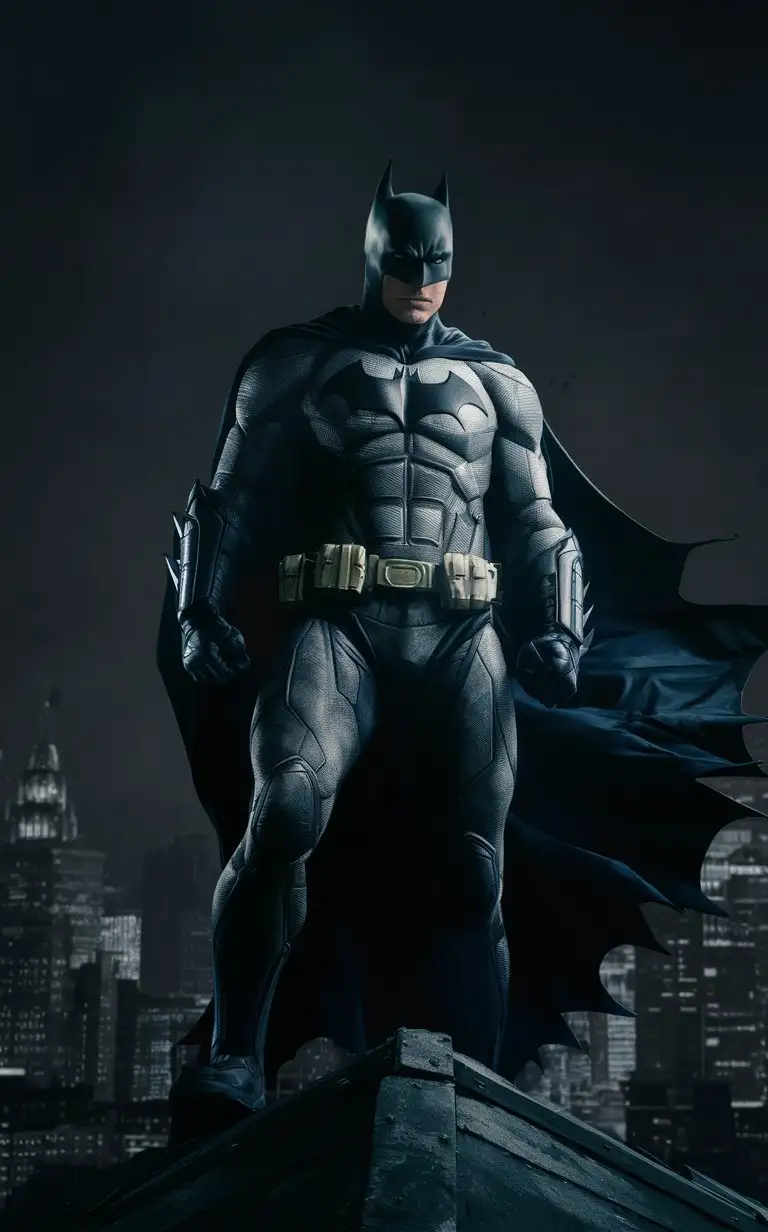 Dark Knight Vigilante in Gotham City