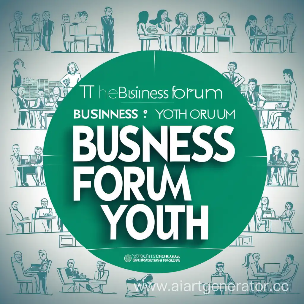 Афиша бизнес-форума для молодёжи