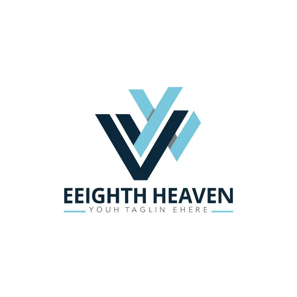 a logo design,with the text "Eighth heaven", main symbol:VN,Moderate,be used in Real Estate industry,clear background