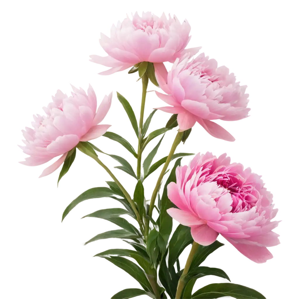 pink peony's bouquet