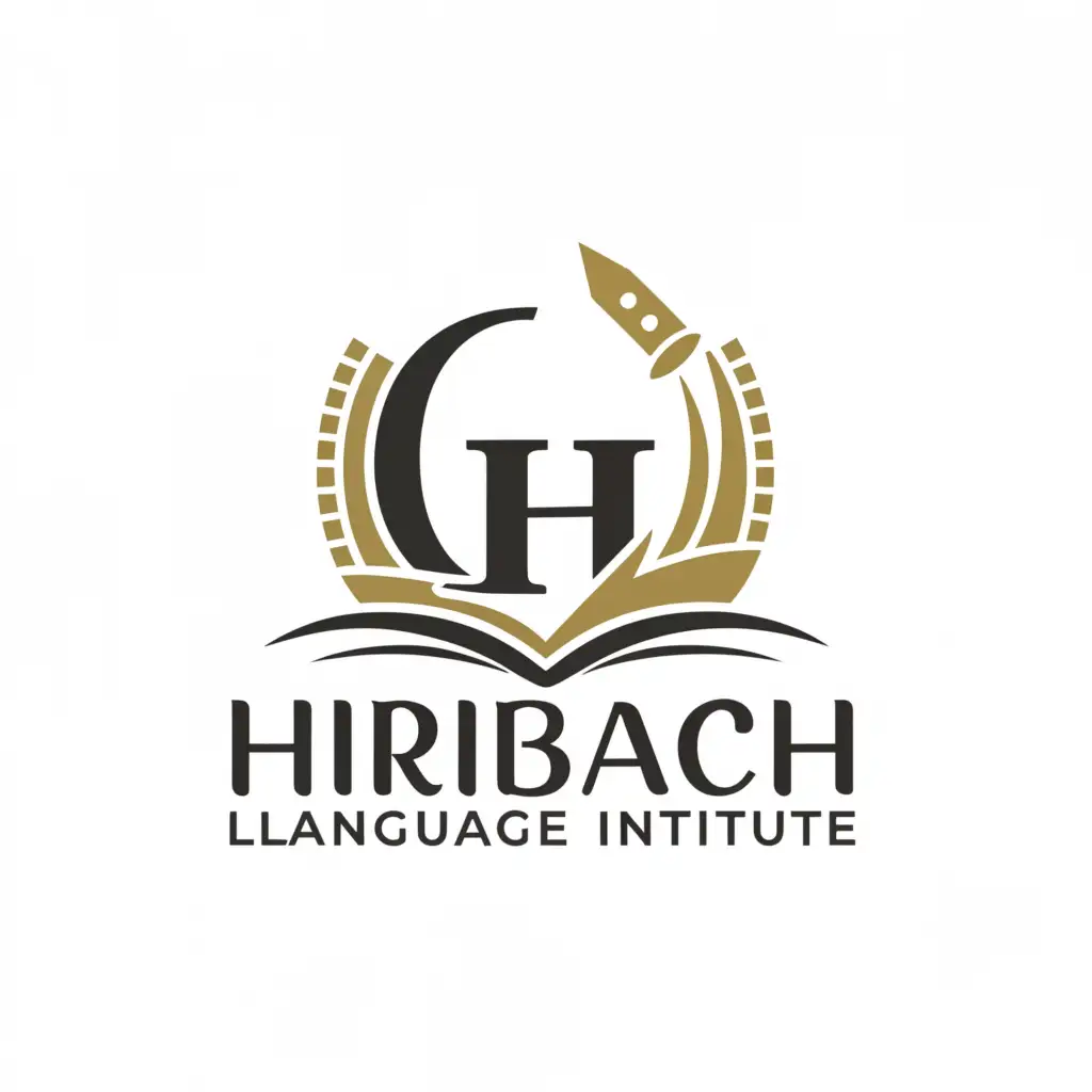 a logo design,with the text "Hribach House", main symbol:the German Language Institute,Moderate,be used in Education industry,clear background
