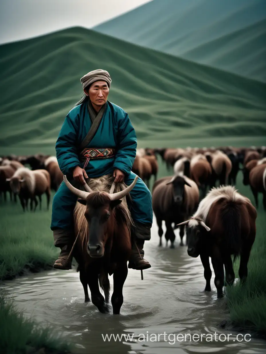 The visuals accompanying this narrative immerse us in the symbiotic relationship between the nomadic way of life, leaving an indelible mark on Kazakh philosophy. Through a vintage lens, the pursuit of pastures and water unfolds, showcasing the nomads' mental agility while their dependence on nature forges a profound respect for its power. The visual representation of this closeness to nature in the Kazakh philosophy is encapsulated through symbolism and metaphors, where natural elements emerge as pivotal conveyors of ideas and values, 
