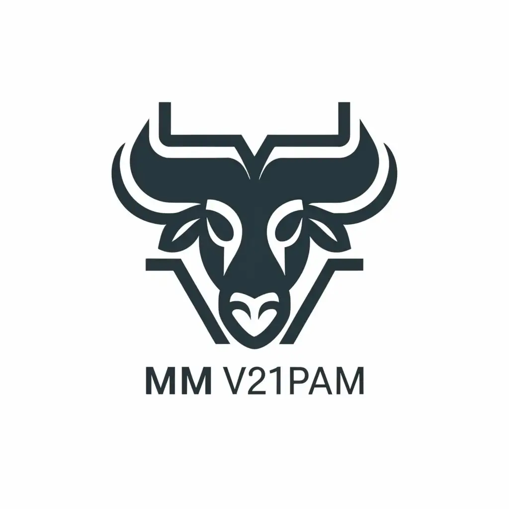 a logo design,with the text "MM V227 UNPAM", main symbol:buffalo,Minimalistic,be used in Education industry,clear background