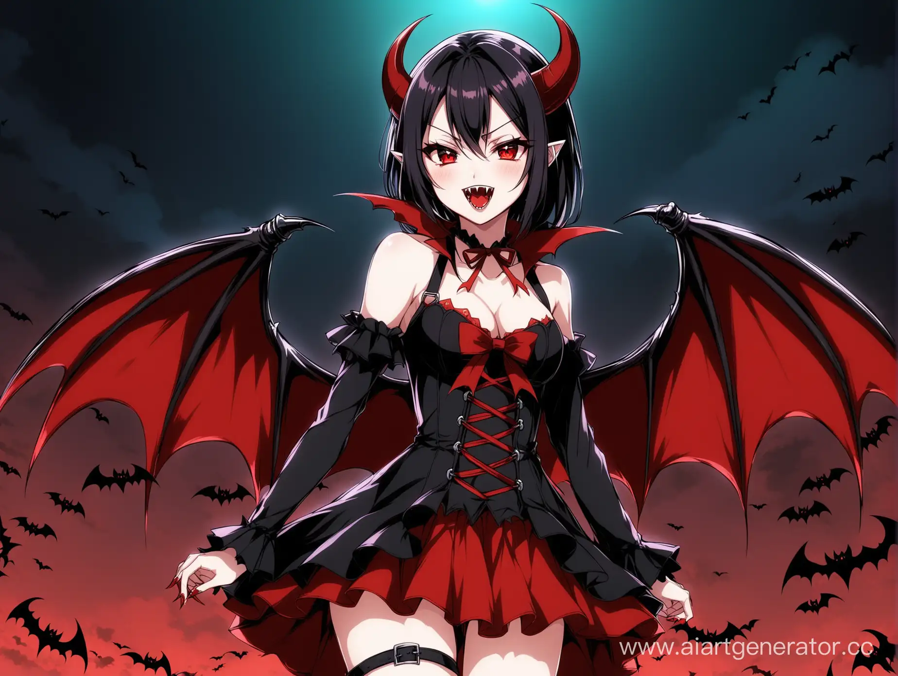 Dark-Fantasy-Illustration-of-a-Demon-Vampire-Anime-Girl