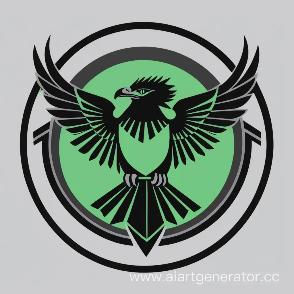 Black-and-Gray-Green-Husainov-Logo