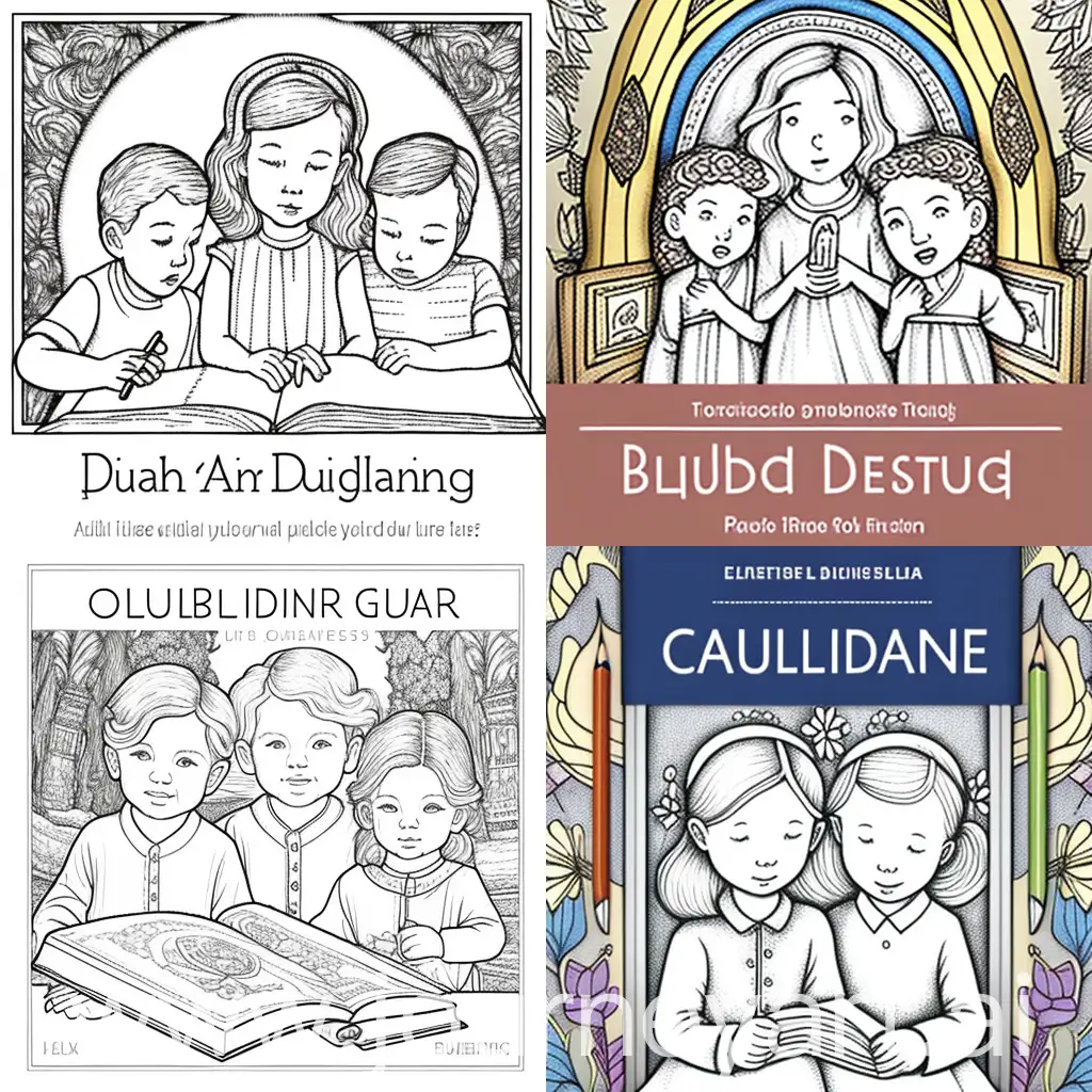 Religious-Themed-Coloring-Book-Cover-for-Childrens-Journal