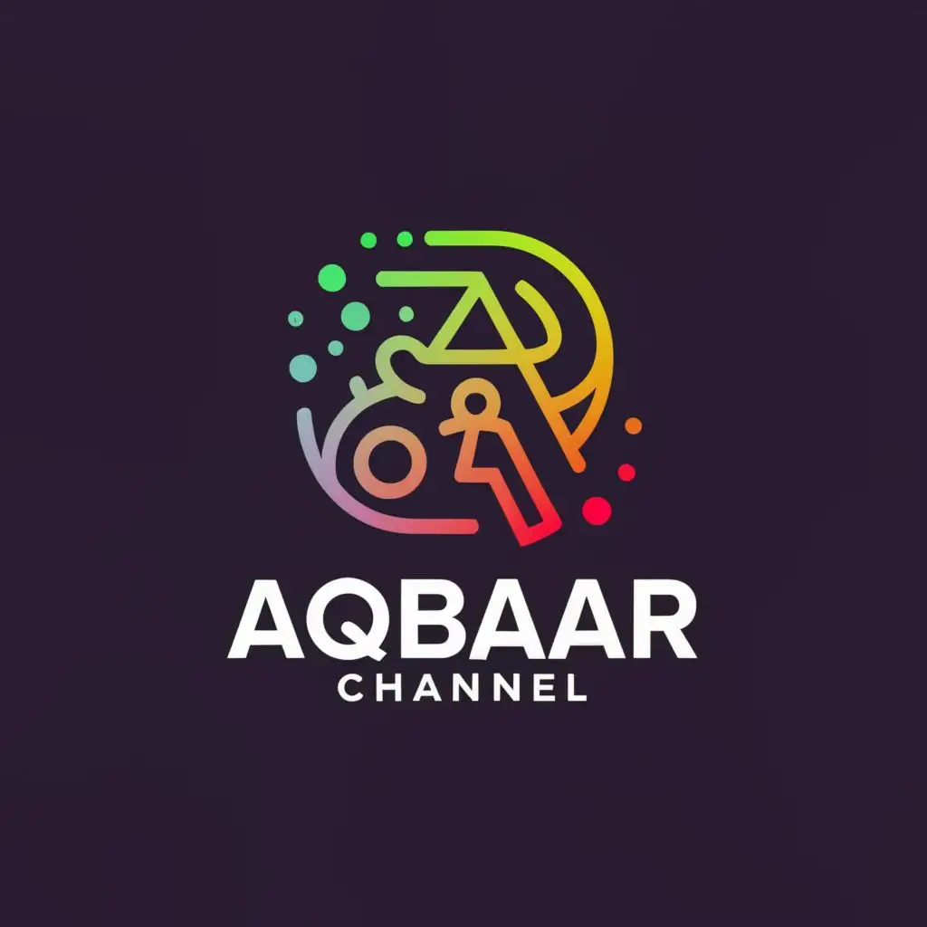 logo, Entertainment, with the text "AQBAARCHANNEL", typography, be used in Entertainment industry