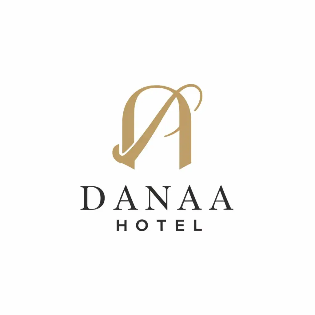 a logo design,with the text "DANA HOTEL", main symbol:D ,Moderate,be used in Retail industry,clear background