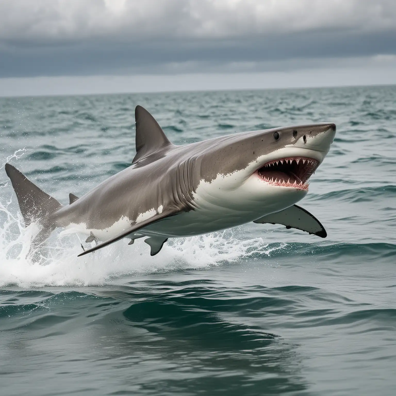 A Shark in high-speed pursuit