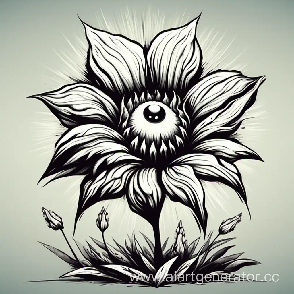 Enchanting-Monster-Flower-Blossoming-in-Mystical-Garden