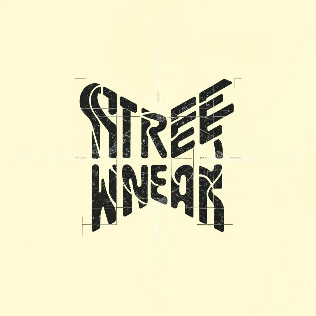 a logo design,with the text "streetwear", main symbol:streetwear,Minimaliste,be used in Commerce de Détail industry,clear background