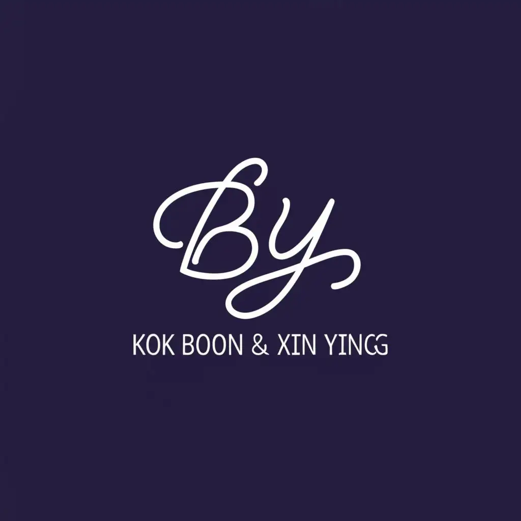 LOGO-Design-for-Kok-Boon-Xin-Ying-Elegant-Typography-for-Memorable-Events