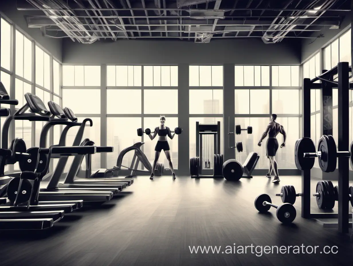 Dynamic-Fitness-Club-Advertisement-with-Gym-Equipment