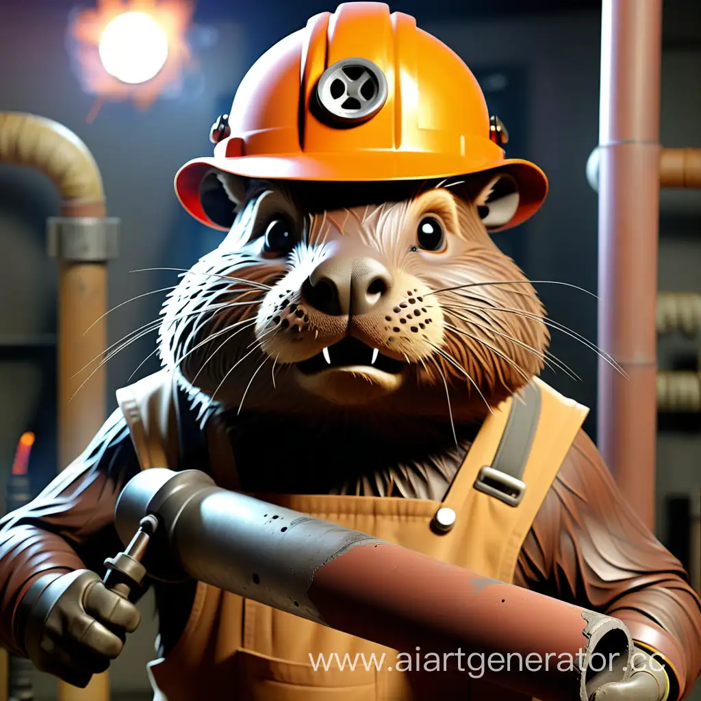 Beaver-Welding-with-Pipe-and-Helmet-Industrial-Construction-Worker-Beaver-Art