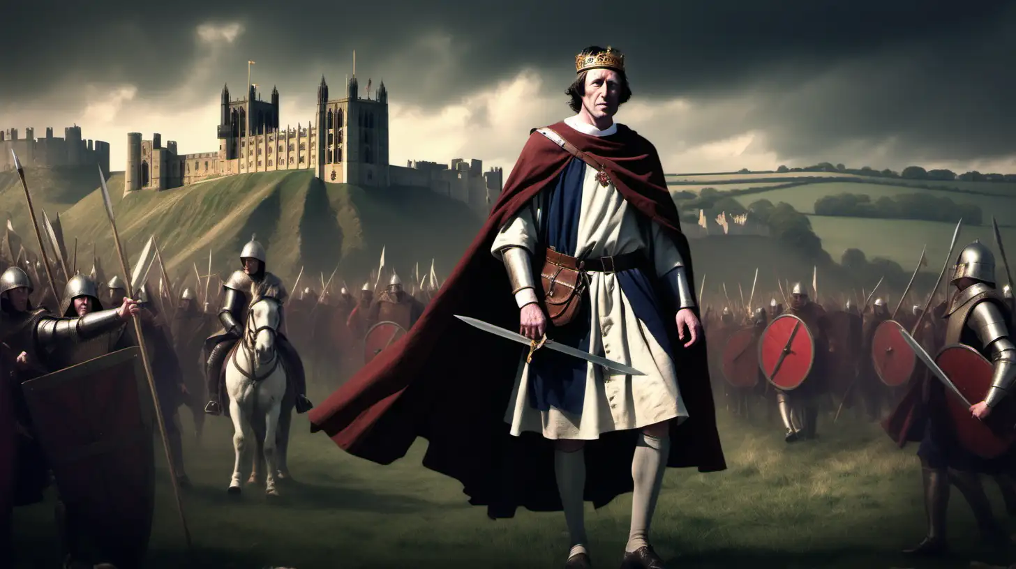 create an epic, vivid image of  Norman rule in England 