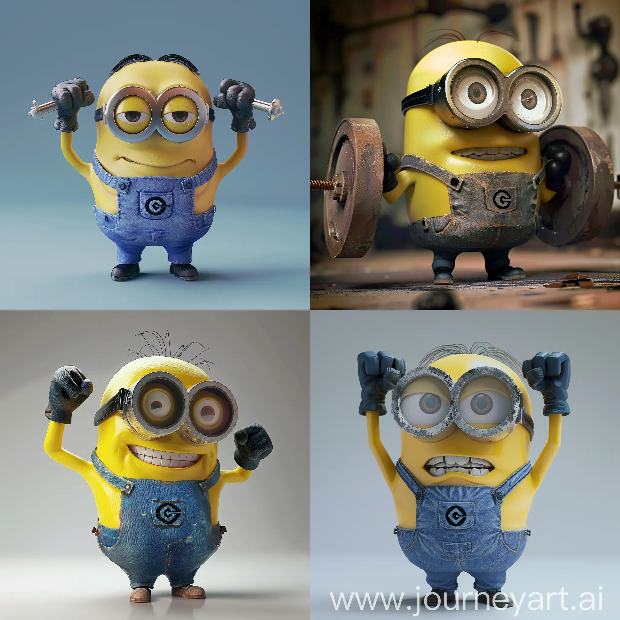 Muscular-Minion-Performing-Impressive-Feats-of-Strength