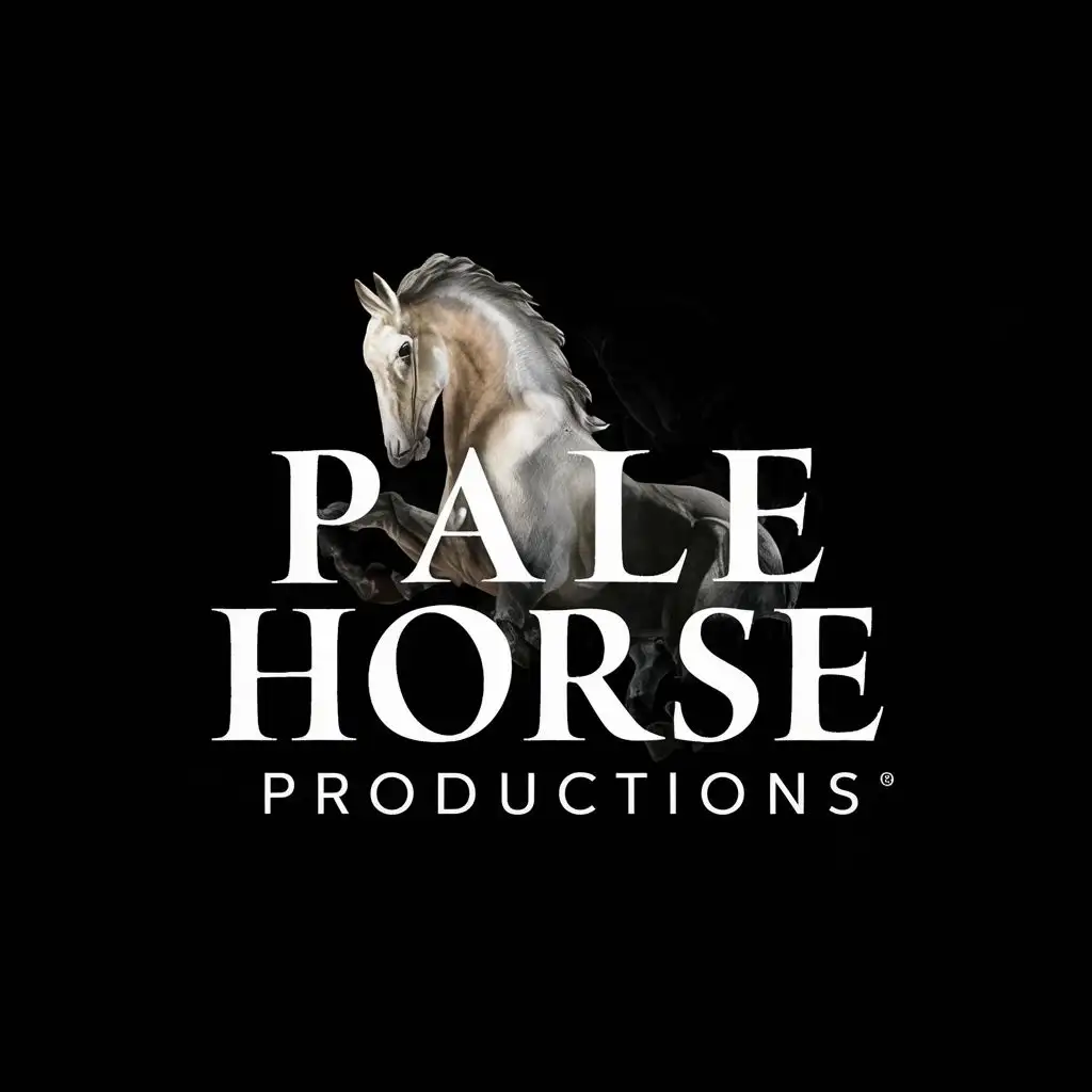 LOGO-Design-For-Pale-Horse-Productions-Apocalyptic-Imagery-with-Bold-Typography-for-Entertainment-Industry