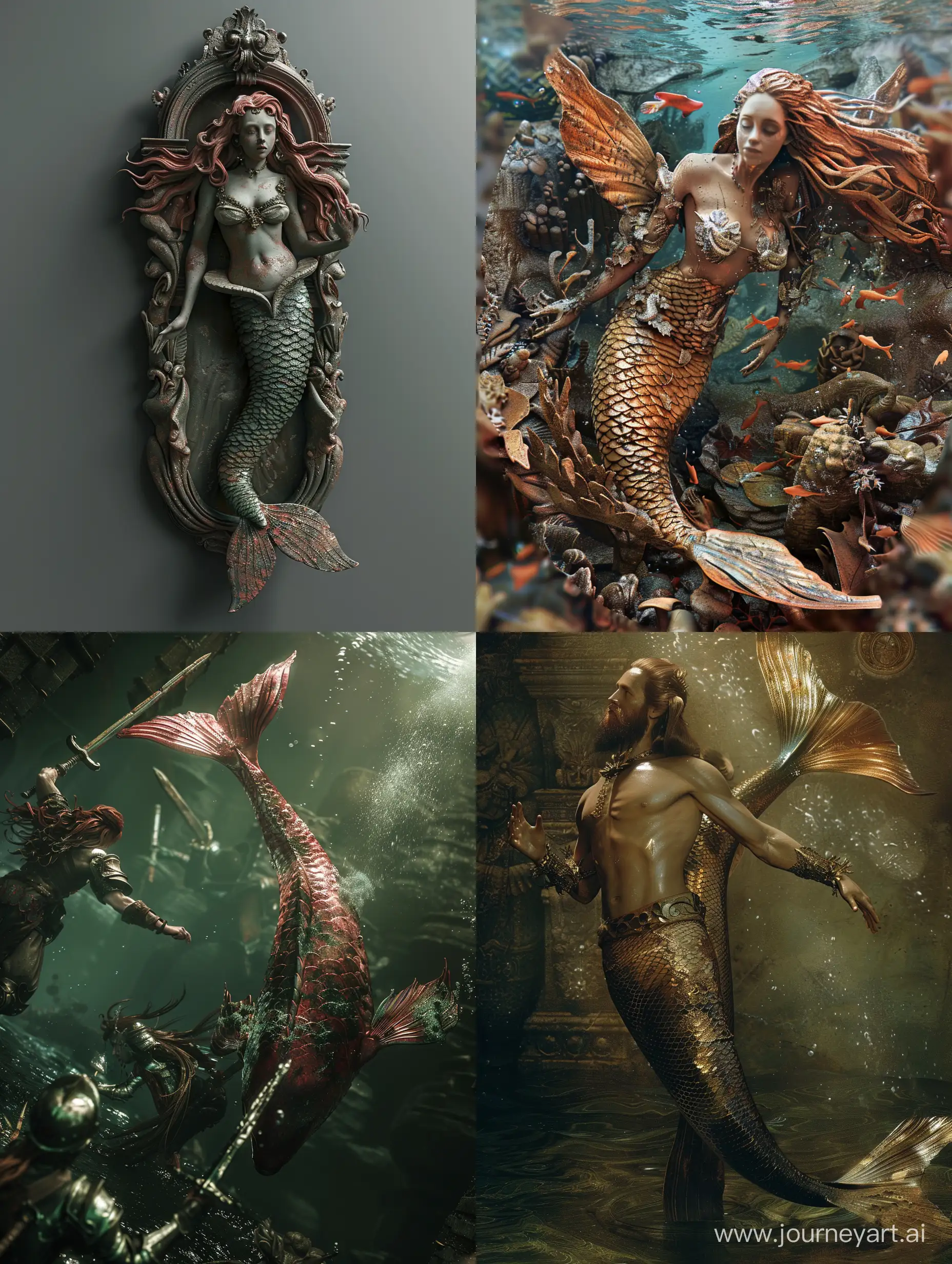 Dark Souls. mermaid. Three-dimensional feel like Rubens